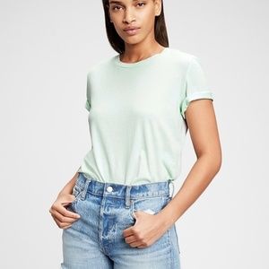 Gap organic vintage cotton tee shirt SS , Mint green ,size M,NWT